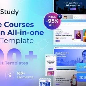 Education WordPress Theme | HiStudy V2.8.2 || Online Course Education All-in-One Wordpress Theme || Life Time Free Updates With One Time Purchase